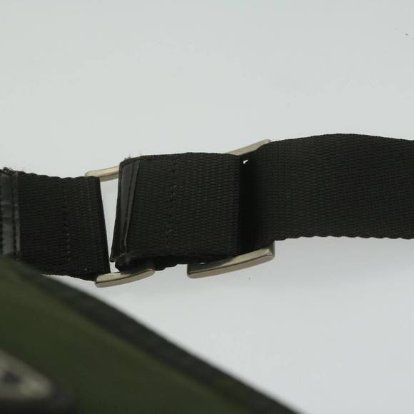 PRADA Shoulder Bag Nylon Khaki Auth 62076 - Picture 8 of 16